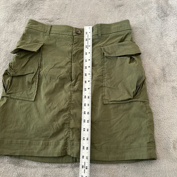 Maeve Anthropologie Green Cargo Skirt Women's MEDIUM - Picture 5 of 6